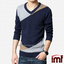 Pull tricoté sur mesure en cachemire de divers styles pour hommes